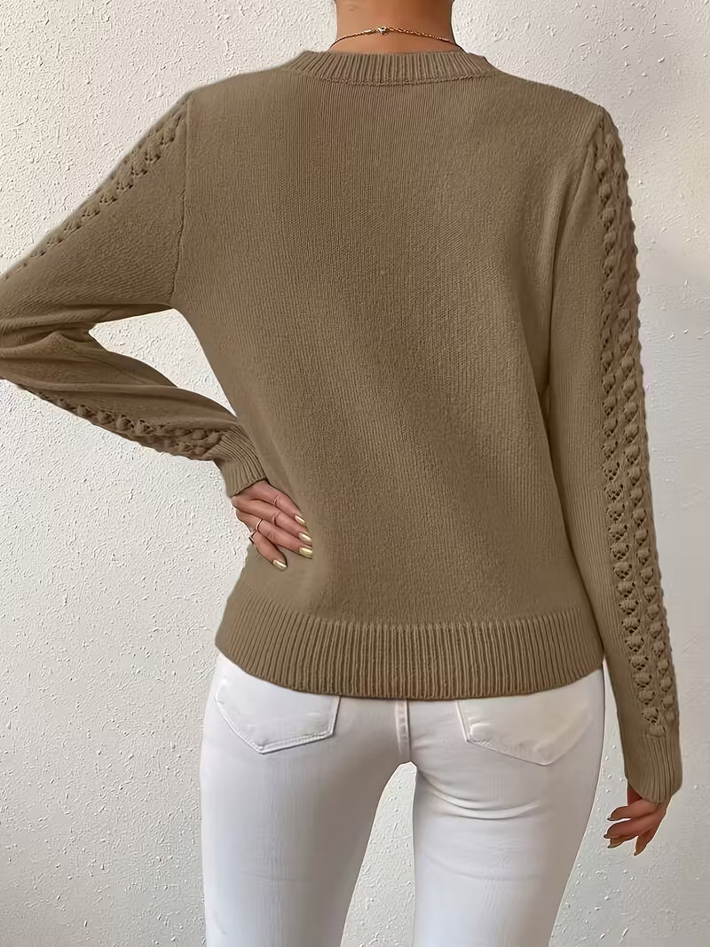 Shannen - Long Sleeve Knitted Sweater