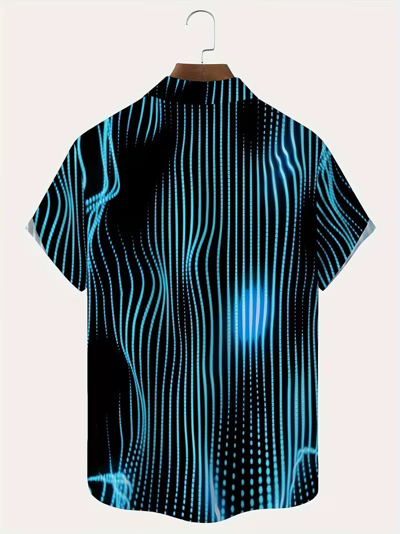 Ludwig - Casual Shirt With Art Stripe Print