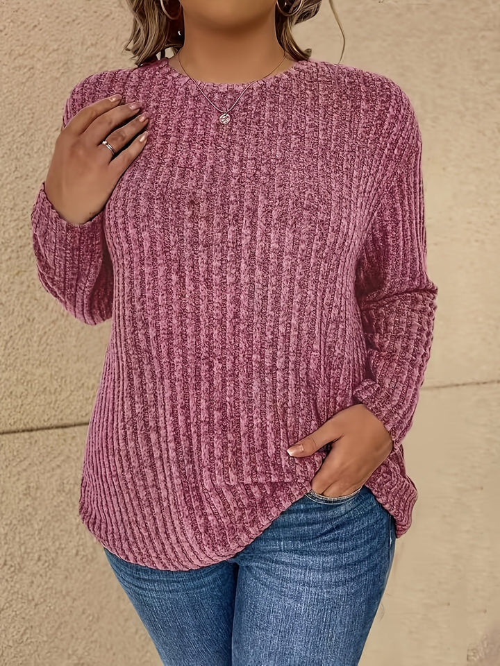 Katiya - Casual Loose Long Sleeve Sweater