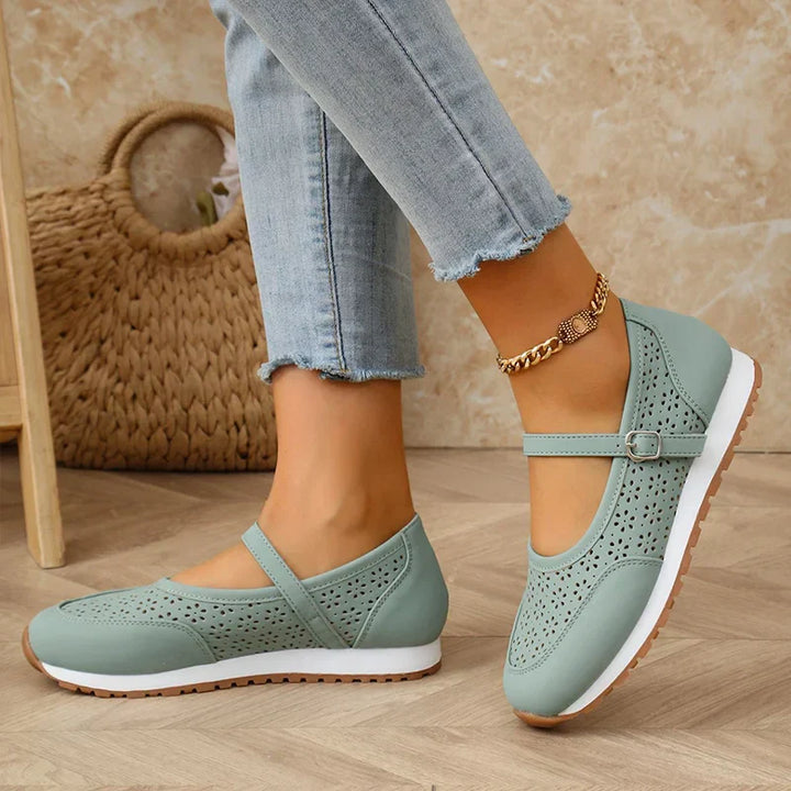 Jewell - Breathable Orthopedic Leather Shoes