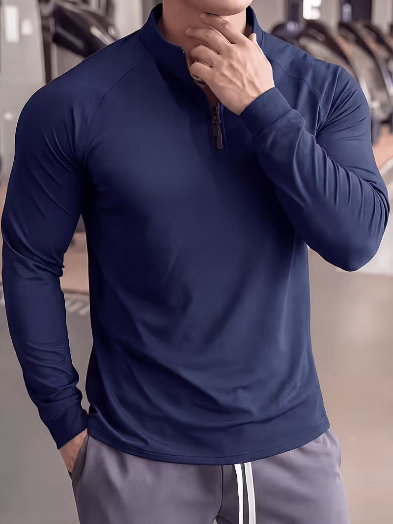 Zerdan - Half Zip Long Sleeve Sweatshirt