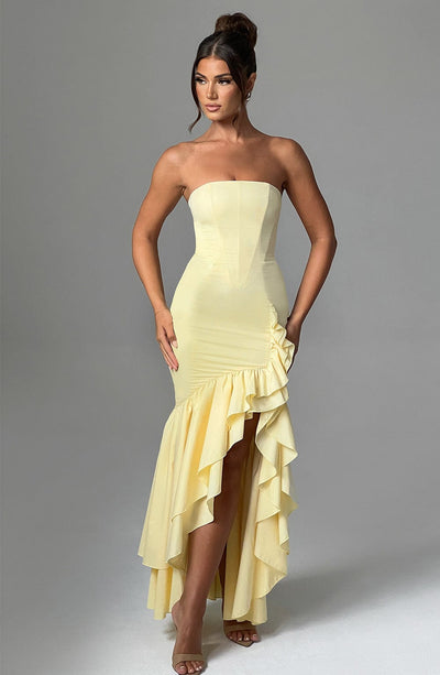 Vasileia - Off Shoulder Maxi Dress