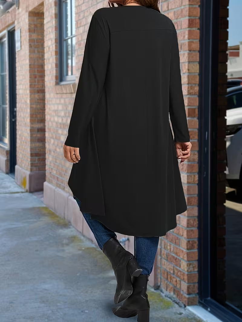 Neasa - Elegant Long Sleeve T-Shirt