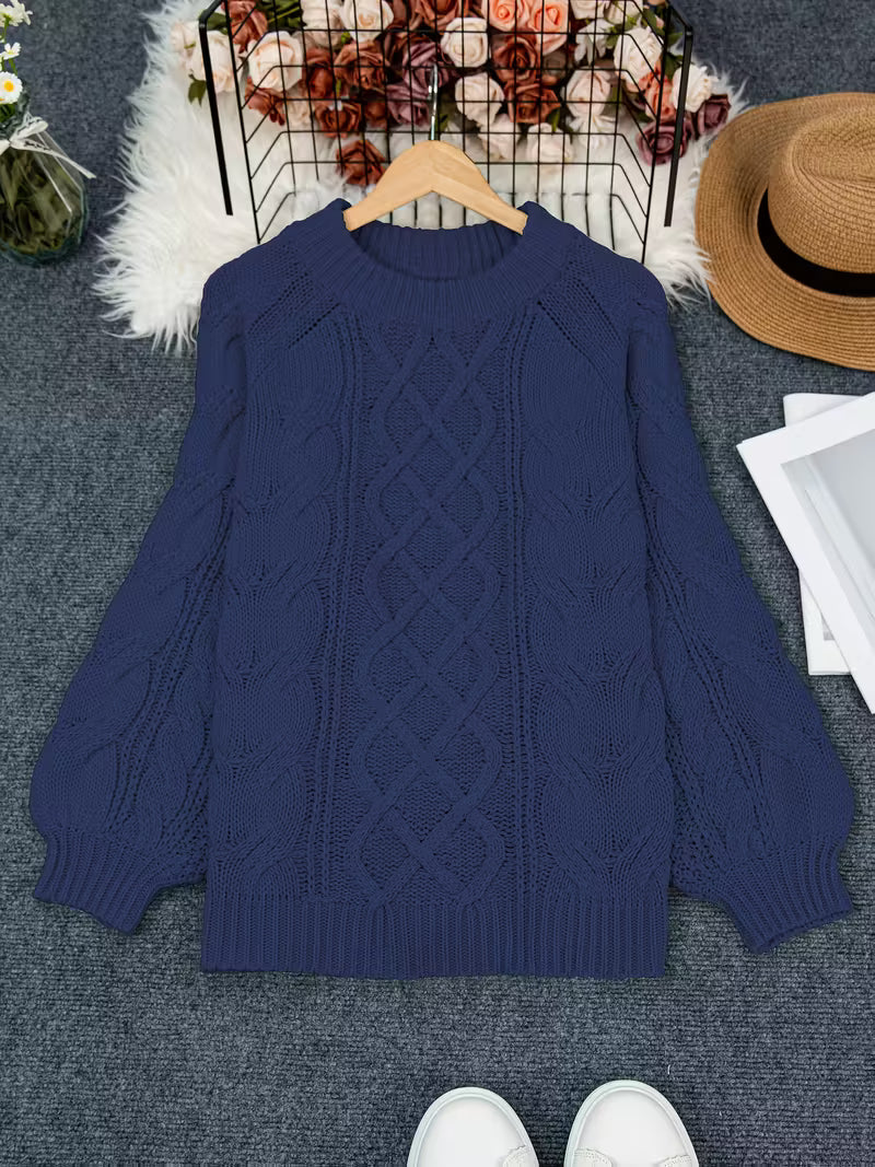 Elayra - Casual Loose Fitting Knitted Sweater