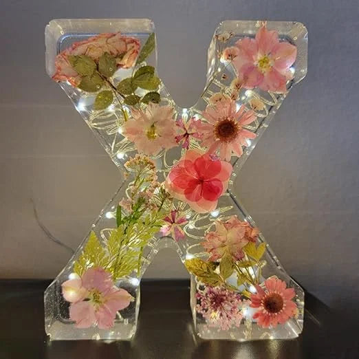 PetalLume - Handmade Flower Resin Night Light