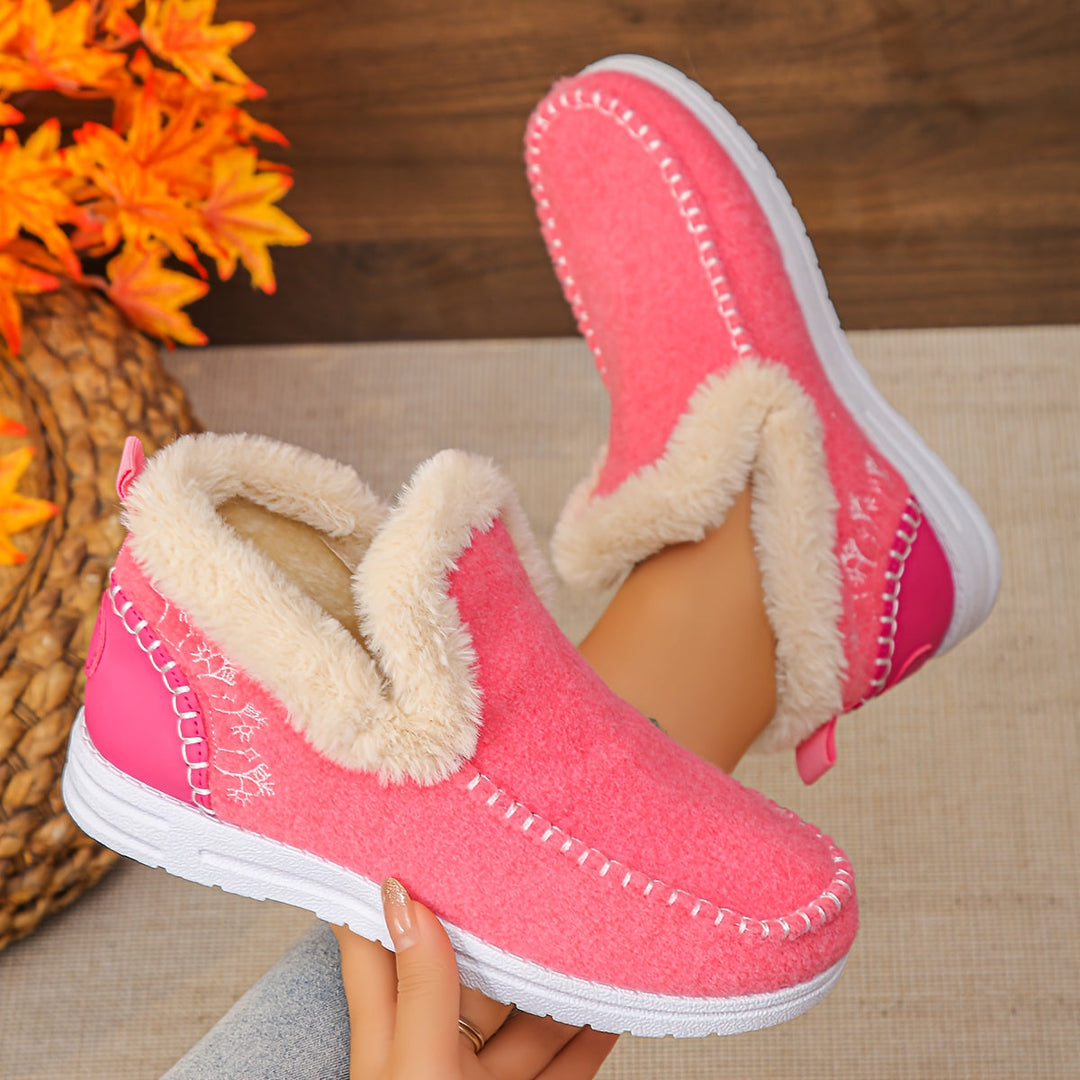 Asta - Casual Fleece Lined Slippers