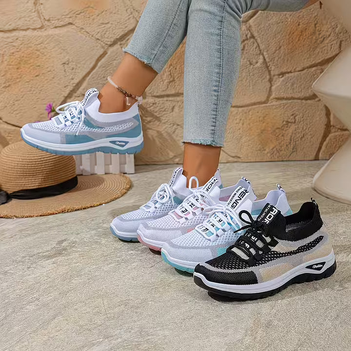 Loreta - Breathable Mesh Gradient Sneakers
