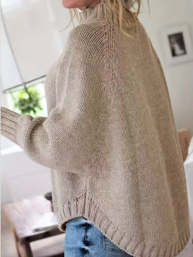 Pamella - Cable Knit Oversized Sweater