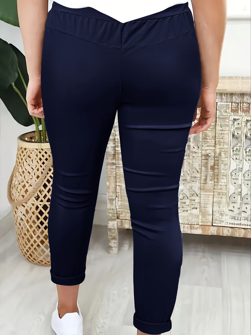Jaimee - Comfortable Drawstring Trousers