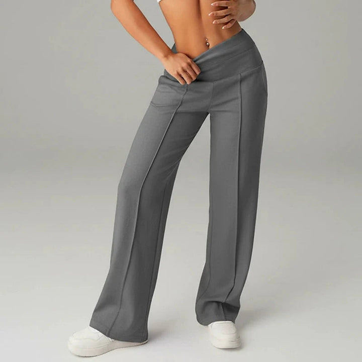 Samanda - High Waist Wide Leg Pant