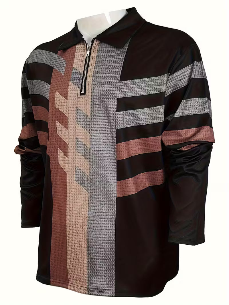 Thomson - Long Sleeve Shirt With Half Zipper