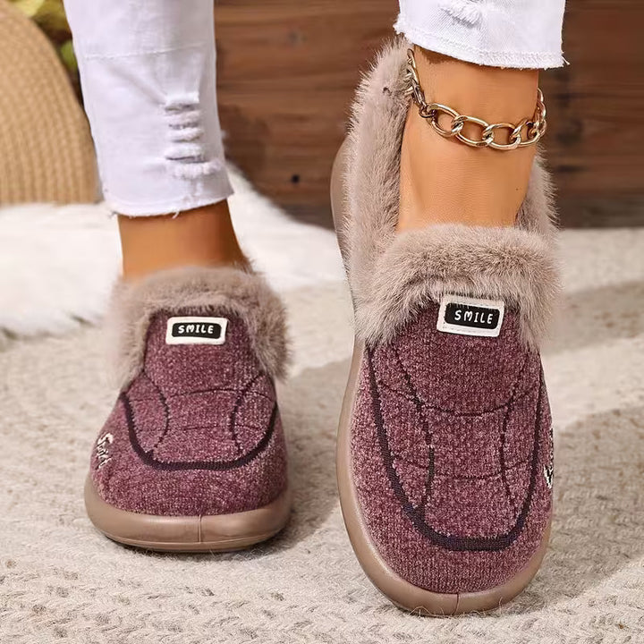 Nolani - Fashionable Faux Fur Winter Slippers