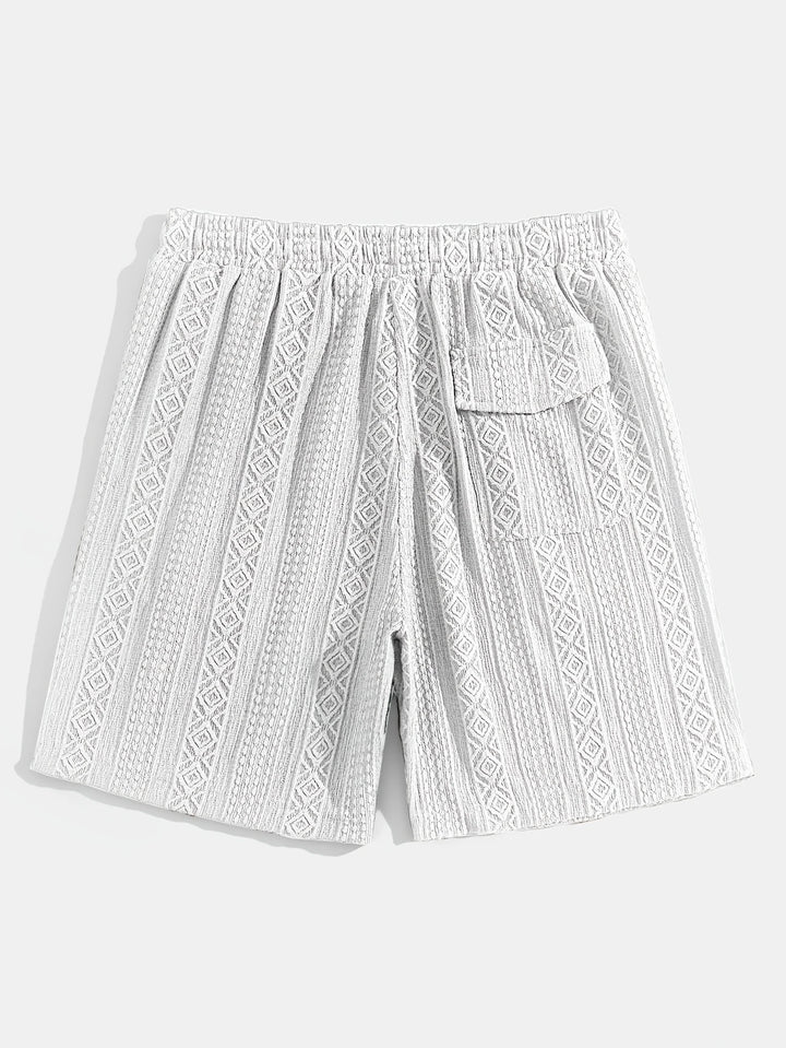 Andrew - Adjustable Drawstring Waist Shorts