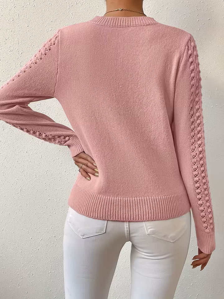 Shannen - Long Sleeve Knitted Sweater