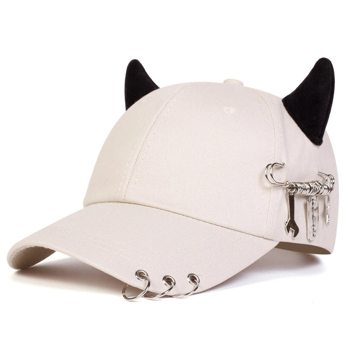 Gonzalez - Adjustable Cow Horn Peaked Cap