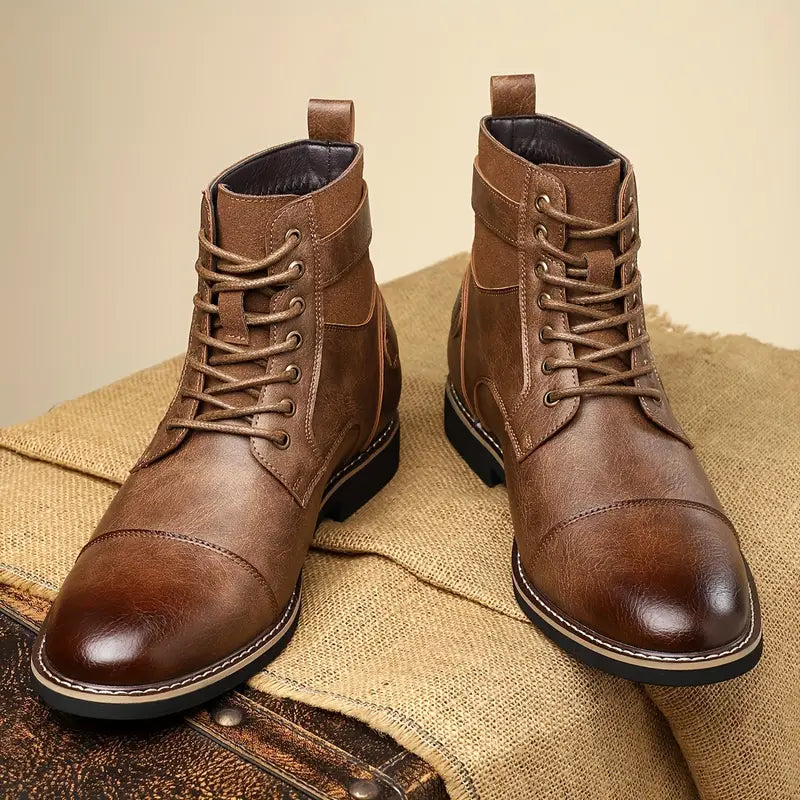 Dylan - Casual Ankle Boots With Buckle