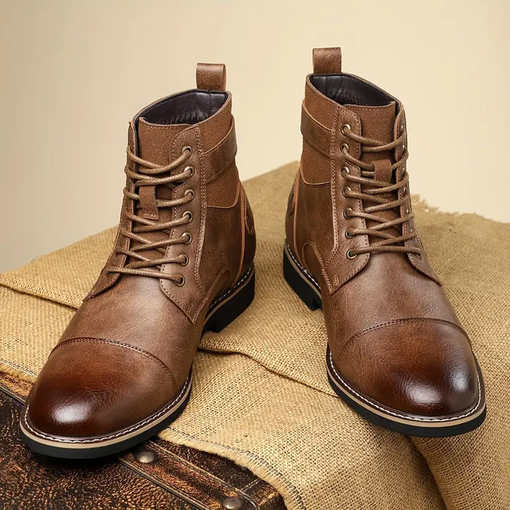 Dylan - Casual Ankle Boots With Buckle