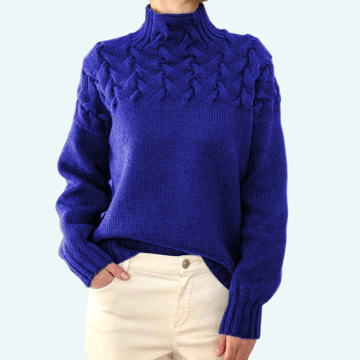 Farrah - Elegant Knitted Turtleneck Sweater