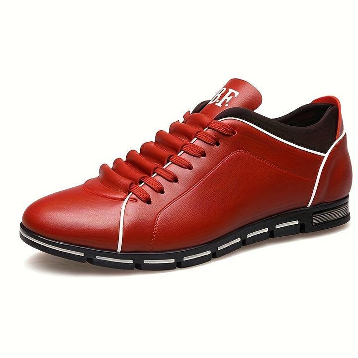 Ankan - Leather Lace-Up Sneakers