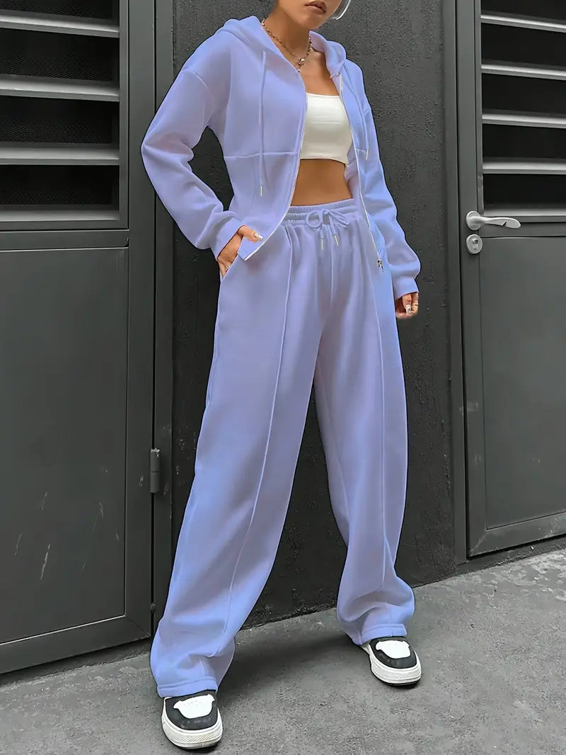 Nanci - Casual Long Sleeve Two Piece Set