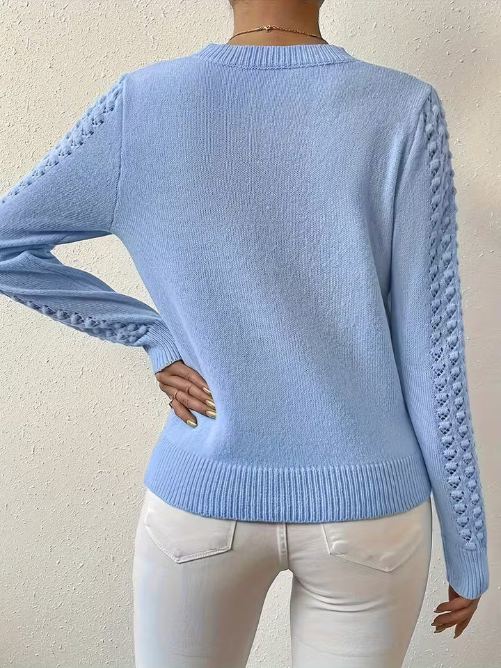 Shannen - Long Sleeve Knitted Sweater
