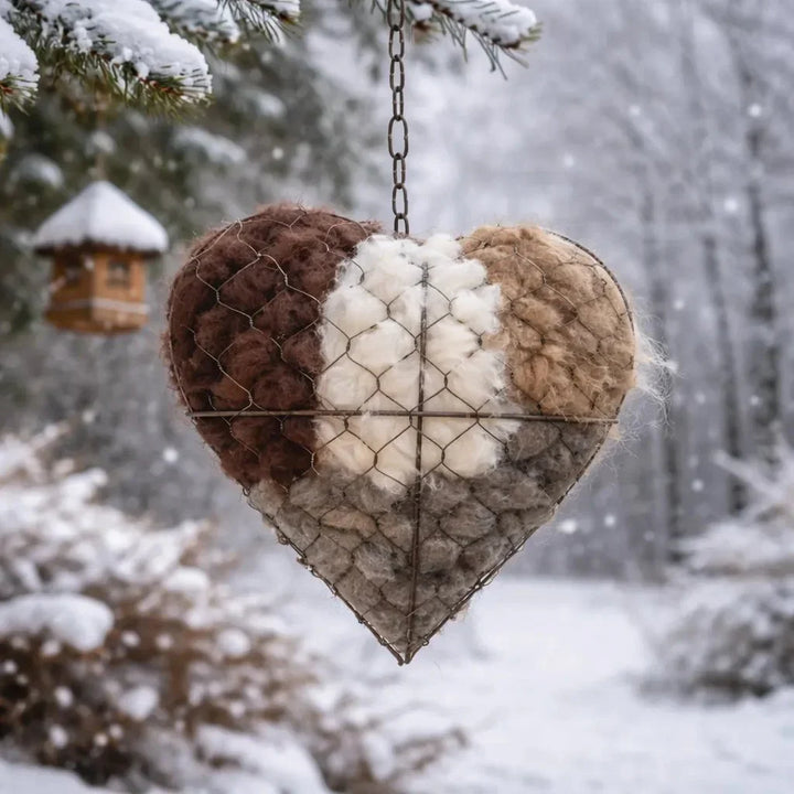 NestHeart - Soft Bird Heart for the Garden