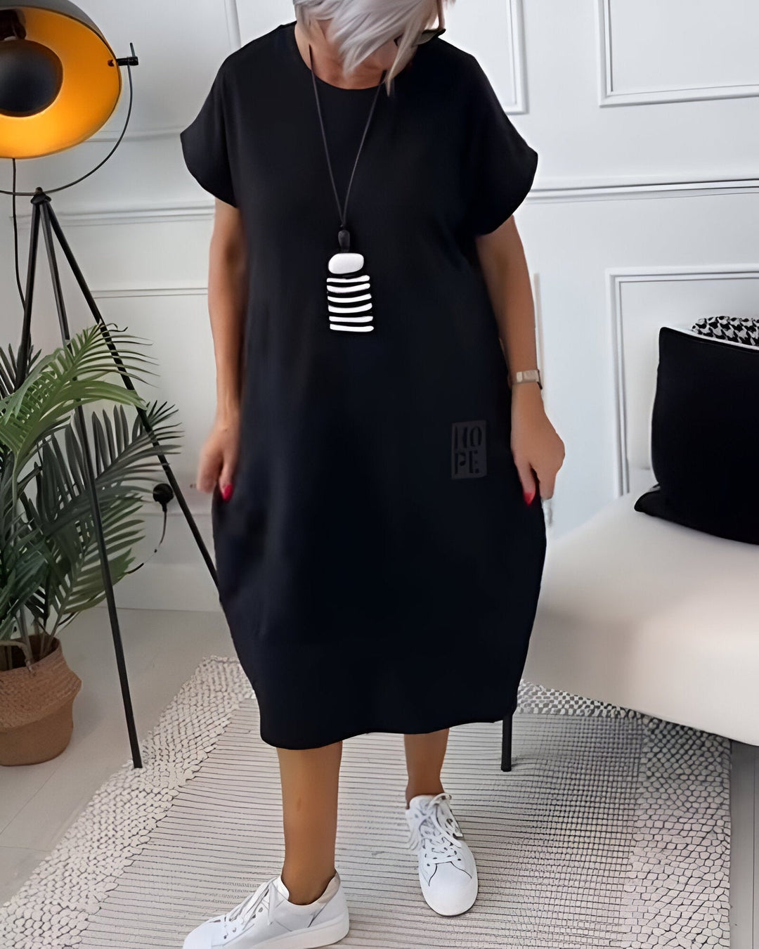 Jocelyn - Casual Comfort Dress With Pocket