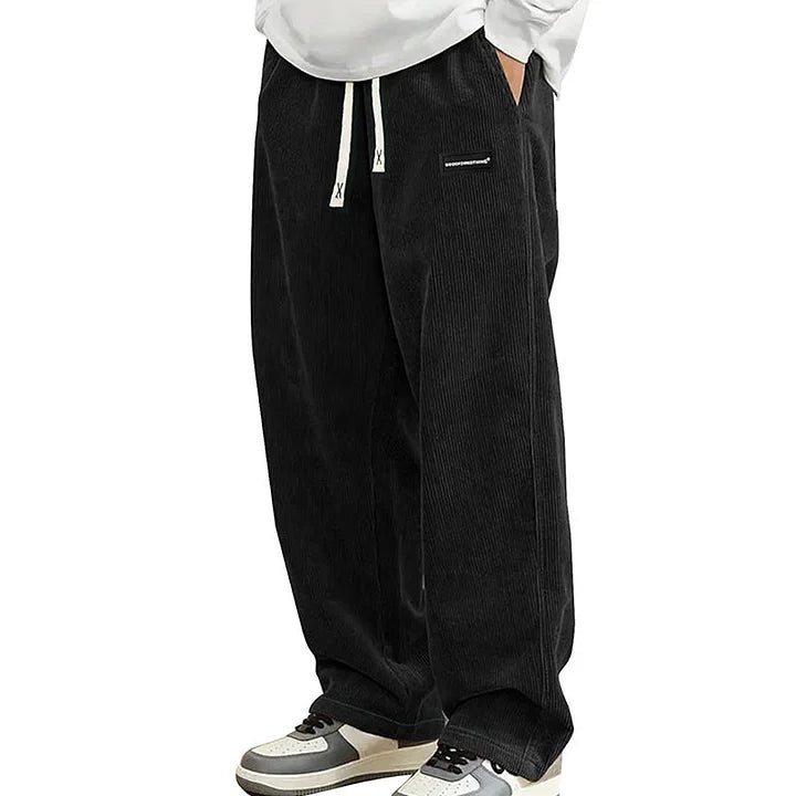Lovis - Wide-Leg Drawstring Pants With Pockets
