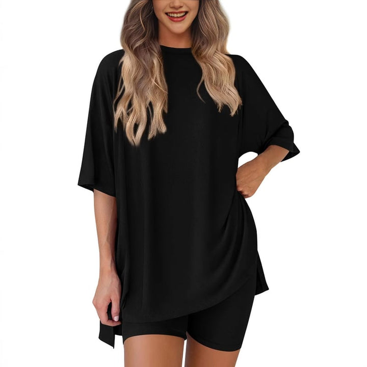 Rikke - Short Sleeve Two Piece Set