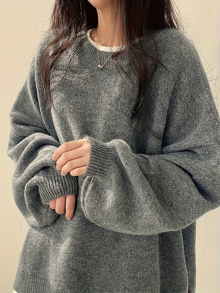 Pearline - Crew Neck Long Sleeve Sweater