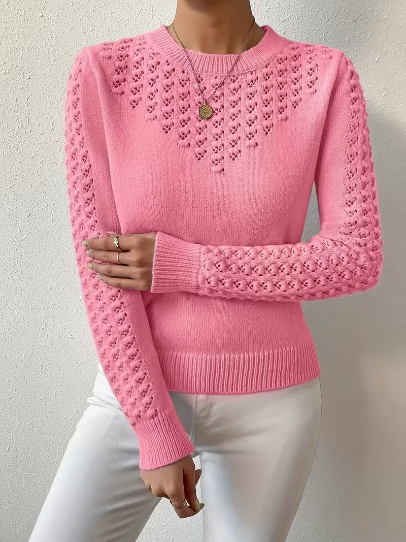 Shannen - Long Sleeve Knitted Sweater