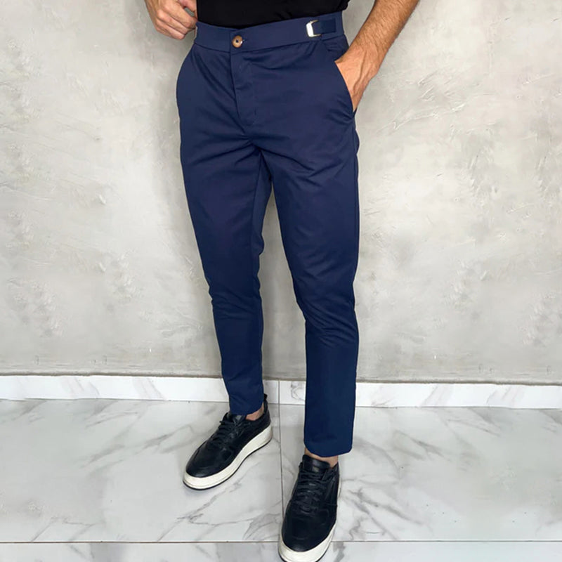 Matan - Classic Stretch Slim Fit Trousers