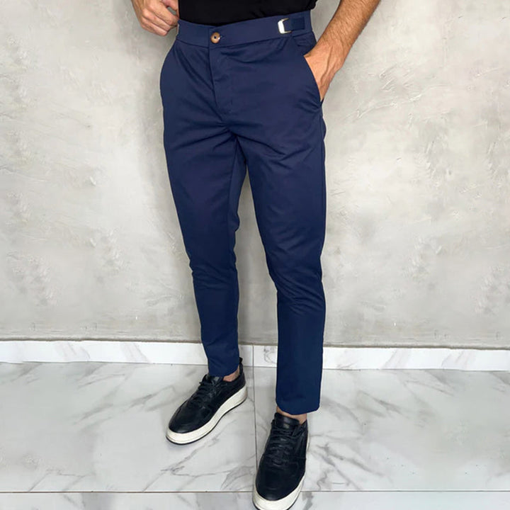 Matan - Classic Stretch Slim Fit Trousers