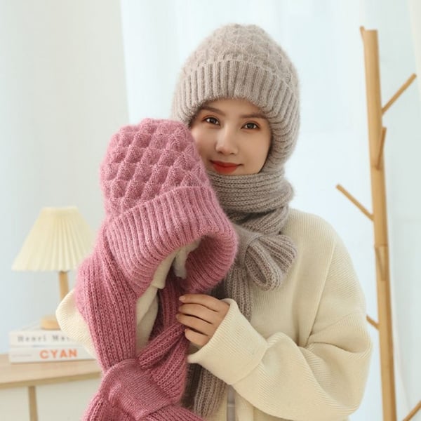 Abelina – Integrated Hearing Protection Windproof Hat Scarf