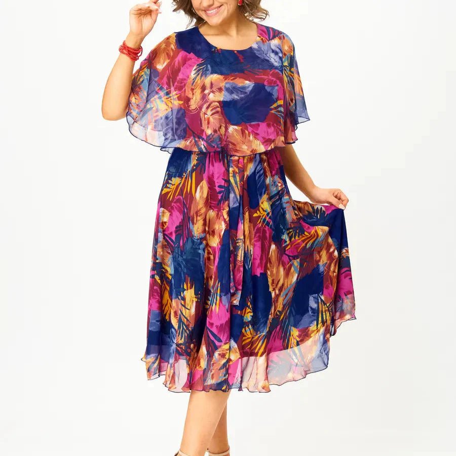Catarina - Comfortable And Airy Chiffon Dress