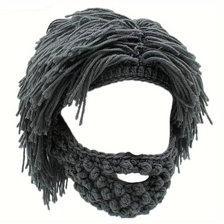 Grantley - Punk Style Beanie with Attached Straight Hair Wig