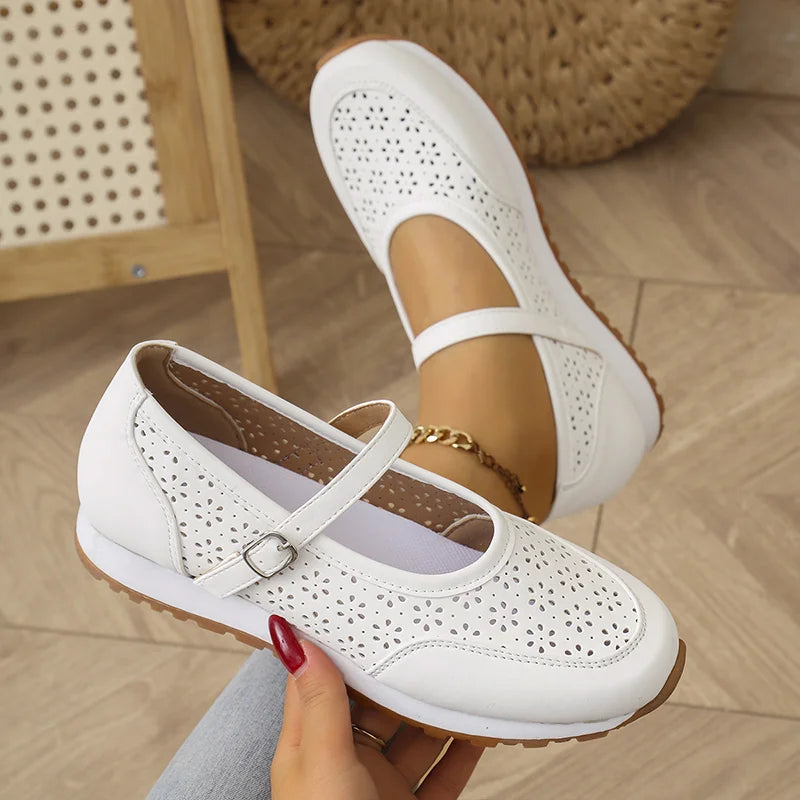 Jewell - Breathable Orthopedic Leather Shoes