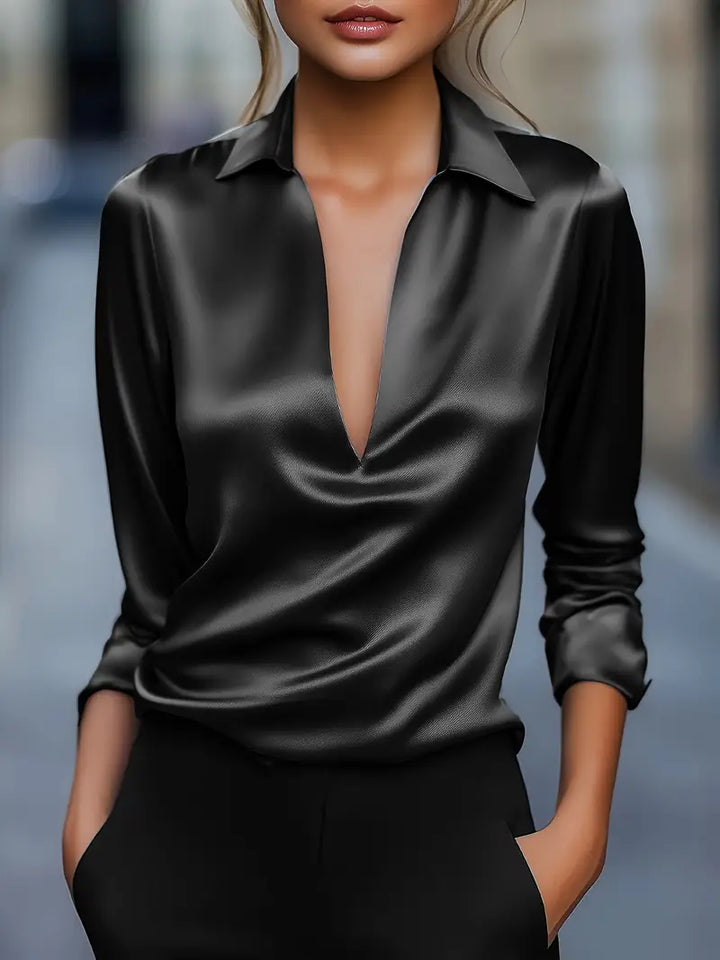 Lianyandra - Premium V-Neck Blouse