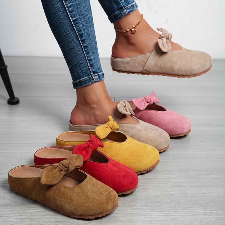 Minaya - Bow Strap Mule Clogs