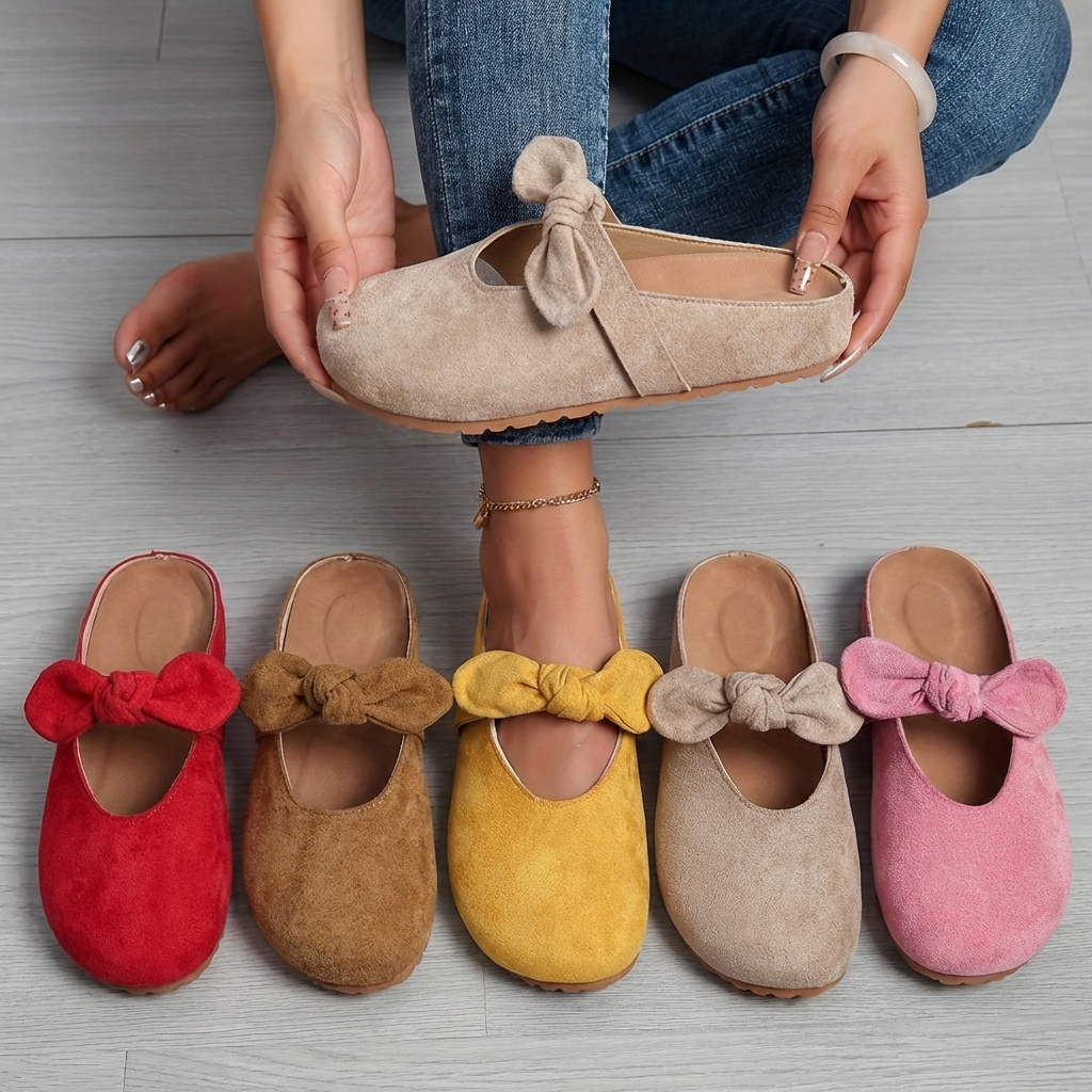 Minaya - Bow Strap Mule Clogs