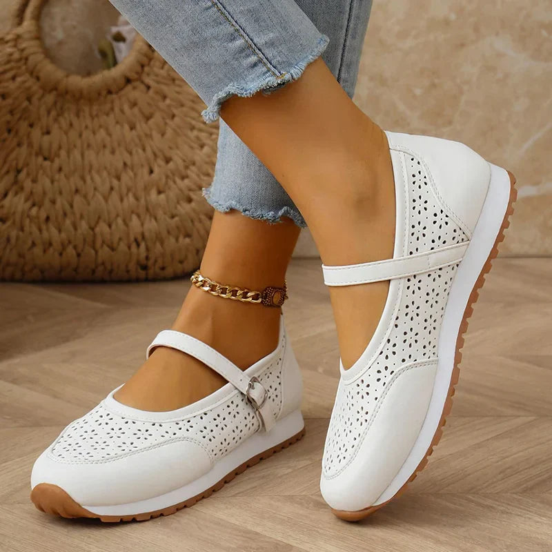 Jewell - Breathable Orthopedic Leather Shoes