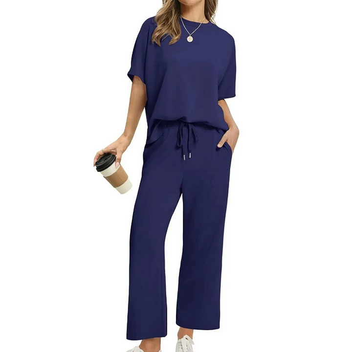 Shirona - Casual Top and Pant Two Piece Set
