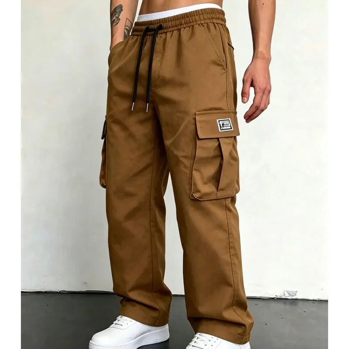 Zephyrtrace - Cargo Trousers With Drawstring Waist and Pockets