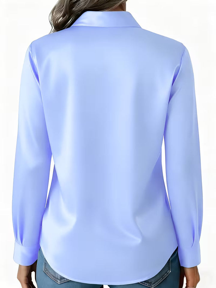 Kelina - Long Sleeve Button-Up Shirt