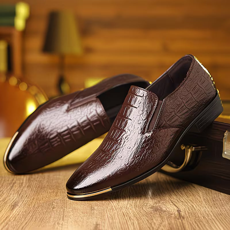 Natanor - Casual Crocodile Pattern Shoes