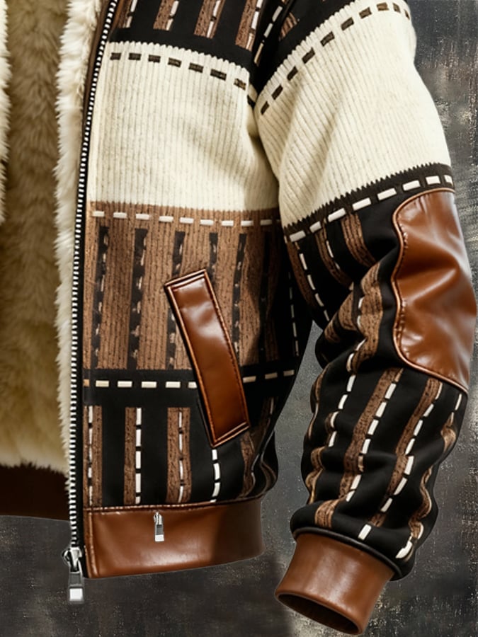 Gyasi - Fleece Lining Zipper Jacket