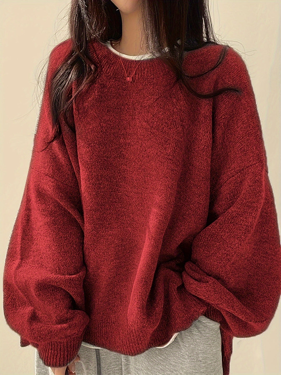 Pearline - Crew Neck Long Sleeve Sweater