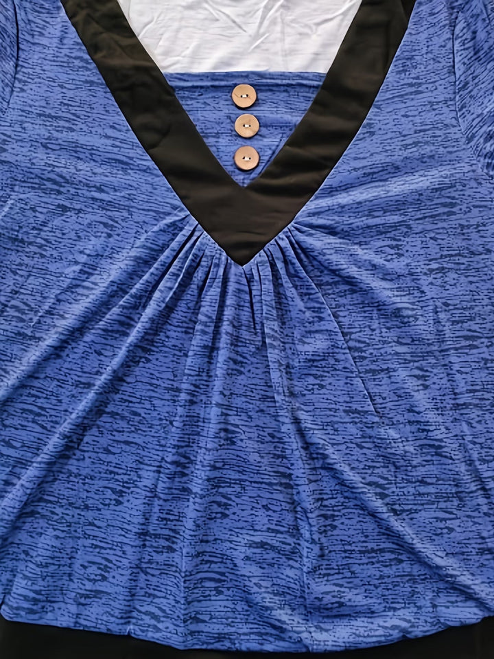Grisel - Elegant Flared T-Shirt
