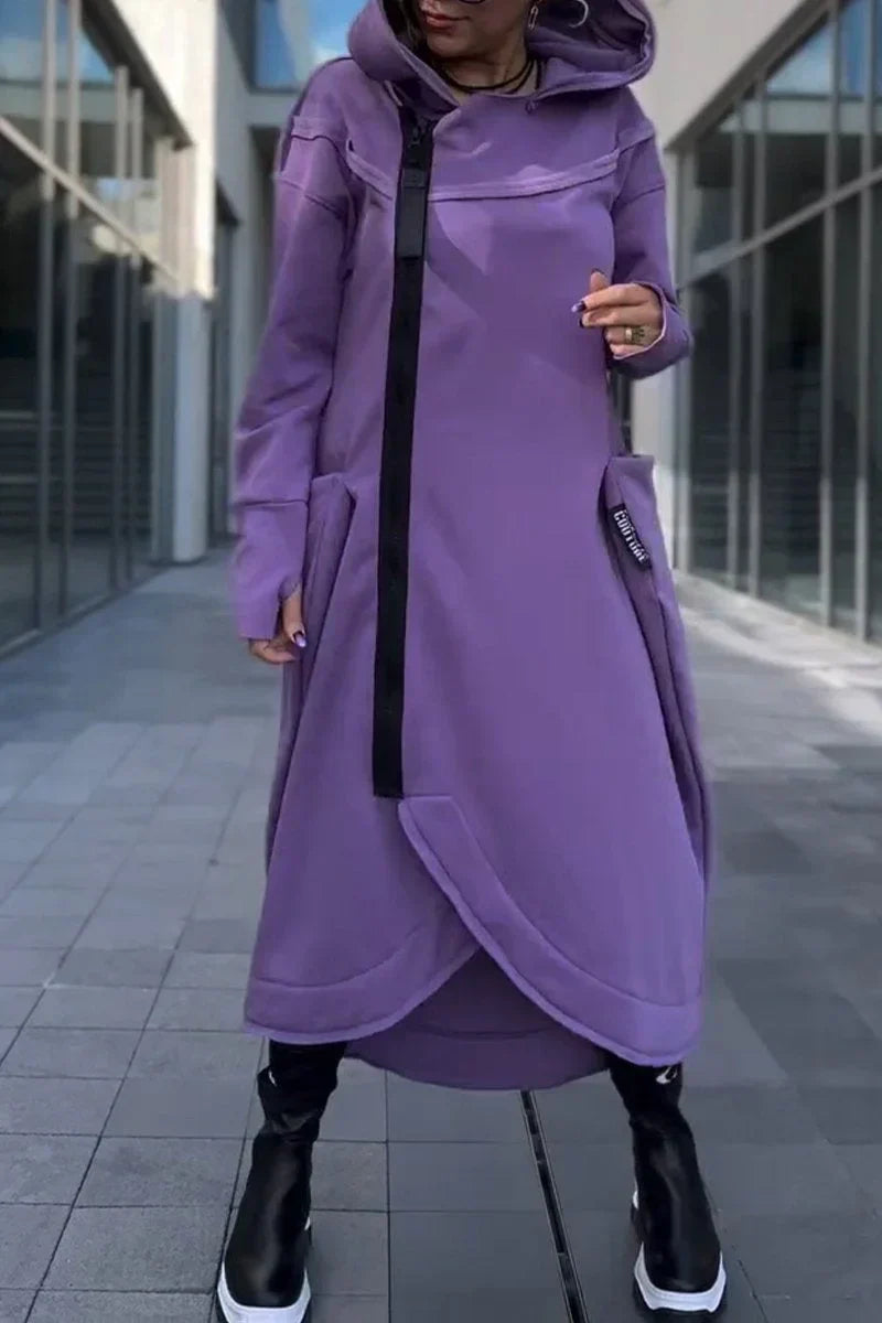 Boyraz - Lightweight Long Zip-Up Hoodie
