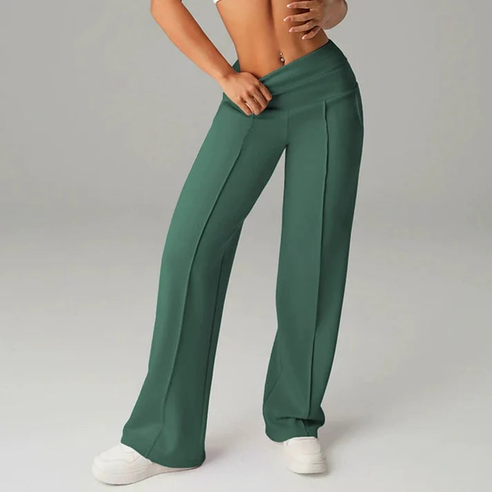 Samanda - High Waist Wide Leg Pant